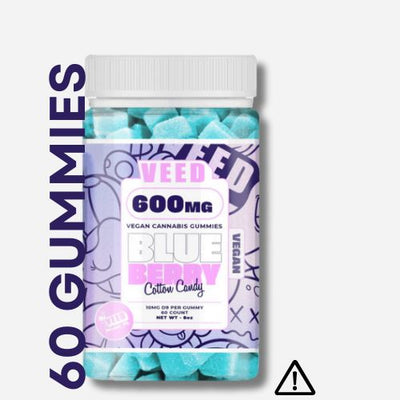 Delta Gummies 9 | 600 mg - 60 THC- und Vegan -Süßigkeiten! 😜 | Labors