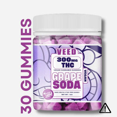 Delta Gummies 9 | 300 mg - 30 THC- und Vegan -Süßigkeiten! 😜 | Labors