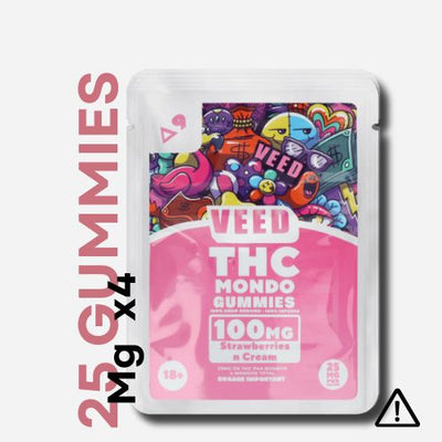 Gummies Delta 9 | 100mg - 4 bonbons THC et Vegan ! 😜 | VEED Labs