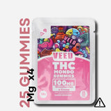 Gummies Delta 9 | 100mg - 4 bonbons THC et Vegan ! 😜 | VEED Labs