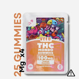 Gummies Delta 9 | 100mg - 4 bonbons THC et Vegan ! 😜 | VEED Labs