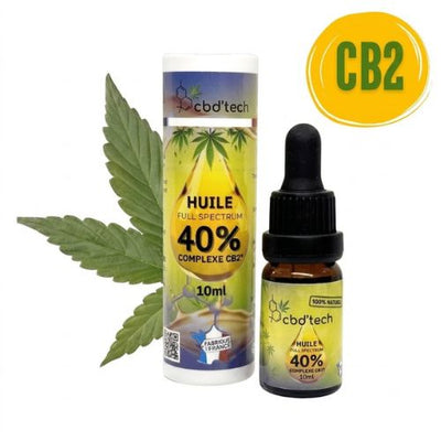 Huile Complexe CB2 40% Full Spectrum 🇫🇷 | CBD'TECH