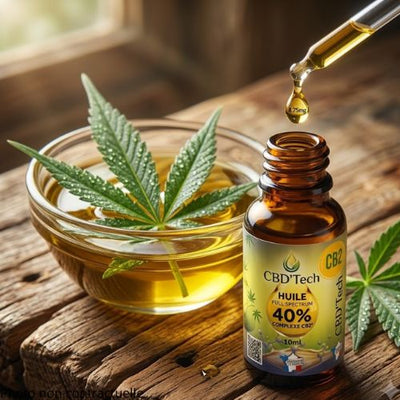 Huile Complexe CB2 40% Full Spectrum 🇫🇷 | CBD'TECH
