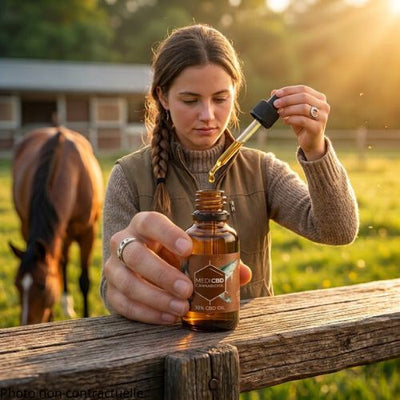 Huile CBD Cheval 10% (3000mg) Broad Spectrum | MEDICBD – 30 ml