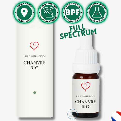 Huile CBD Puissante 25% | 15% CBG CBN Bio Full Spectrum