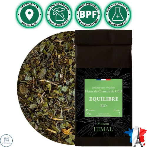 infusion chanvre equilibre cbd himal