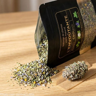 organic herbal smoking blend (tobacco substitute)