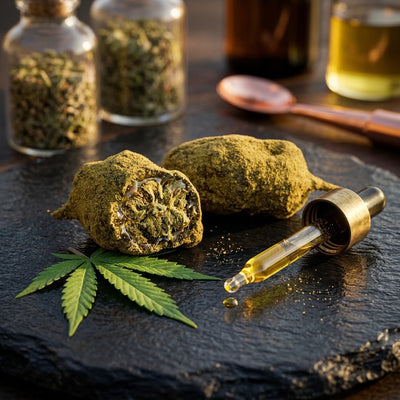 Moonrock CBD Premium - fleur CBD ultra concentrée enrobée d'huile et de pollen