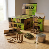 Pack 12 Boîtes Filtres Carton Pré-Roulés : Beuz
