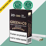 Paquet de Cigarettes CBD Premium | Green&Co