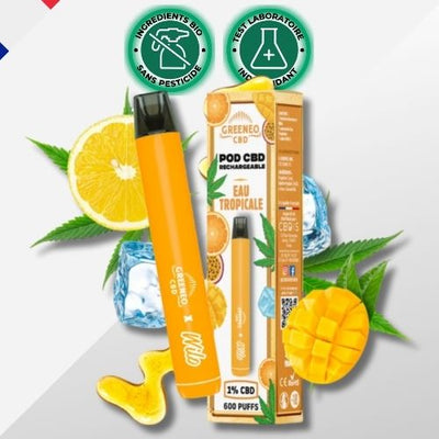 POD CBD Agua tropical recargable | Greeneo