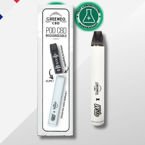 Viuda blanca recargable de vape cbd