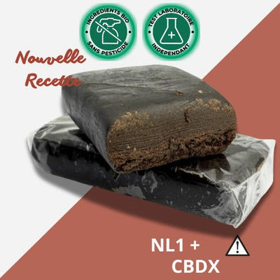 Résine Black Hash CBDX Xtrem + NL1