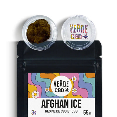 Resine Afganistanin jää CBD CBG 55%