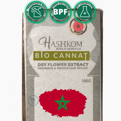Hashkom : Résine CBD Premium 35% - Origine Maroc- biocannat