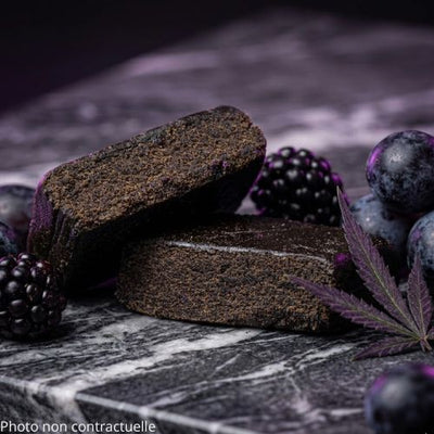  CBD hash resin block (Supreme Purple)