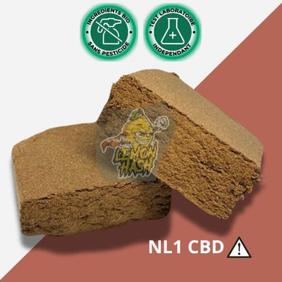Résine Lemon Hash NL-1 Premium 12,5% : Effet Relaxant Puissant⚡