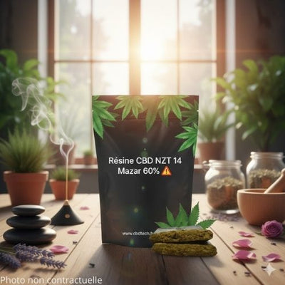 Résine CBD NZT 14 Mazar 60%
