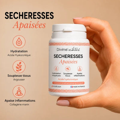 Sécheresses Apaisées | Confort Intime 100% Naturel - Divinextases