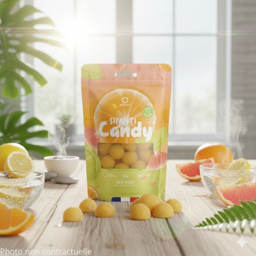 40mg Sugar-Free CBD Candy - Citrus Trio | ShantiCandy