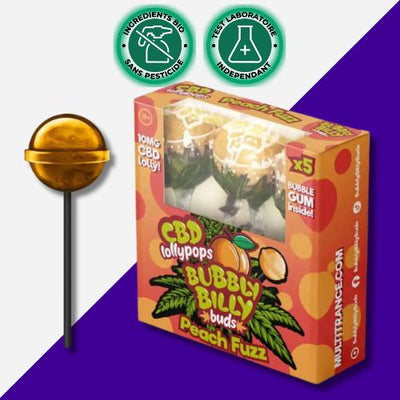 Ananas smag cbd lollipops 🍍 | Sprudlende Billy