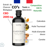 huile cbd massage cardinal vertu