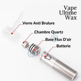 VUW™ Vaporisateur CBD Kit WAX Crumble Concentré