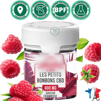 Green™ CBD Hard Candy Raspberry France