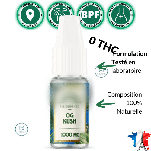 E liquide CBD bio France Lemon Haze E liquide CBD bio France Lemon Haze