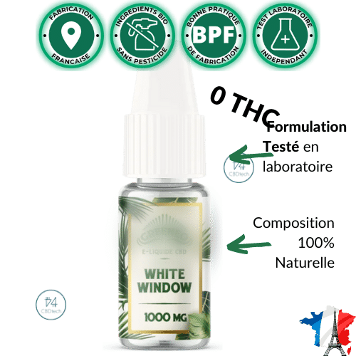 Green™ E liquid White Widow CBD 100>1000mg 