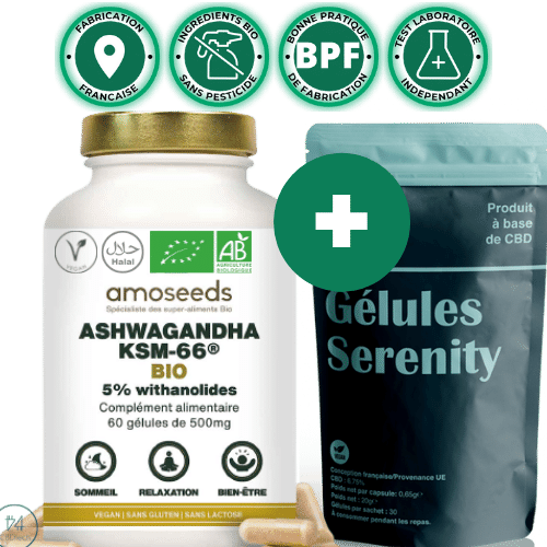 Pack™ Organic CBD + Ashwagandha Capsules